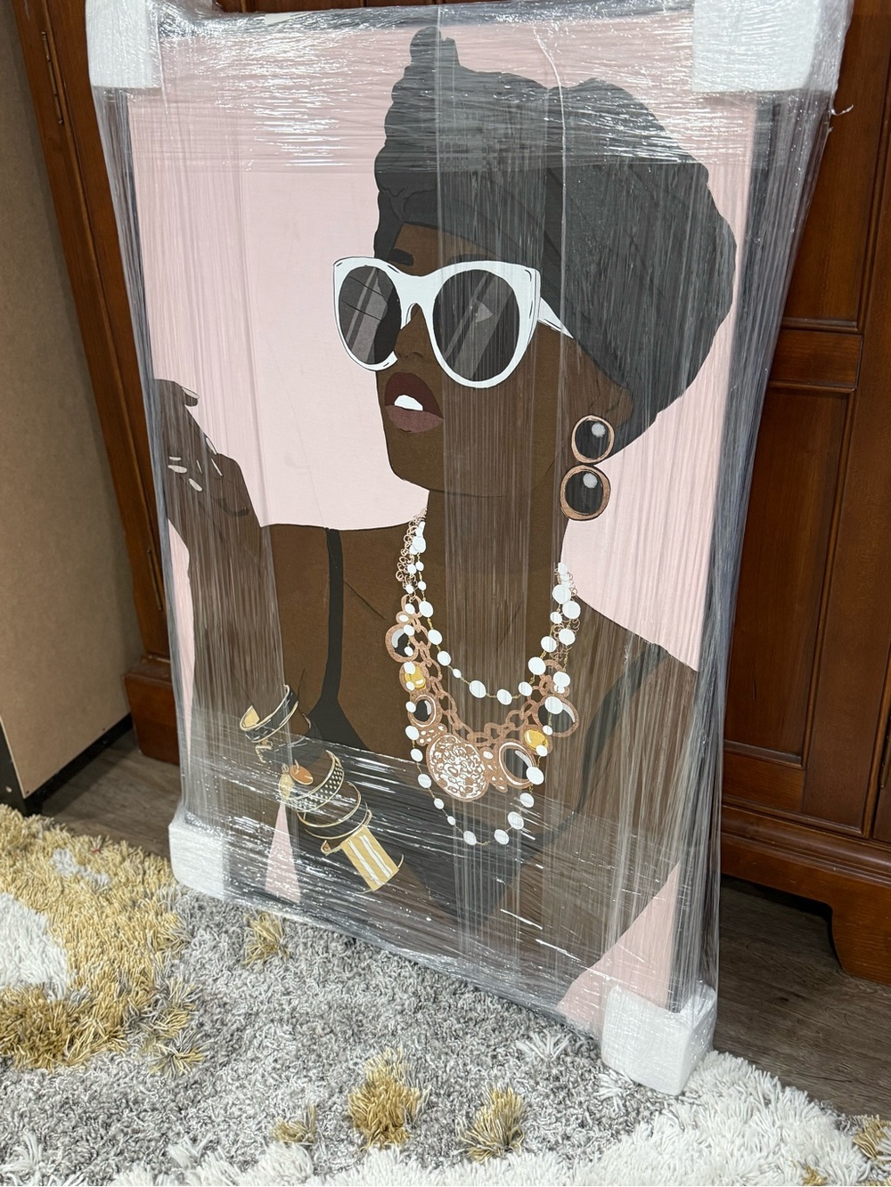 Oliver Gal White Cat-Eye Sunglasses with Black Lenses